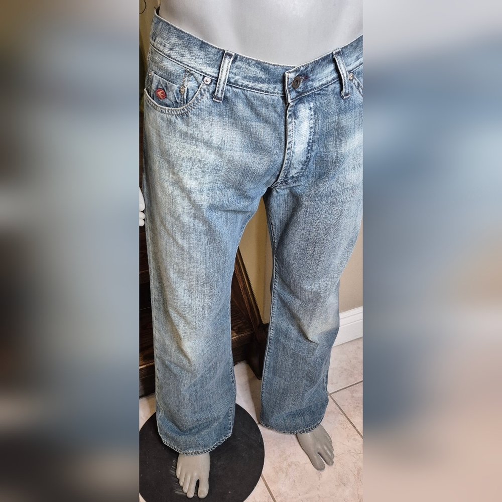 Energie Men's Light Blue Bootcut Jeans - Picture 11 of 11